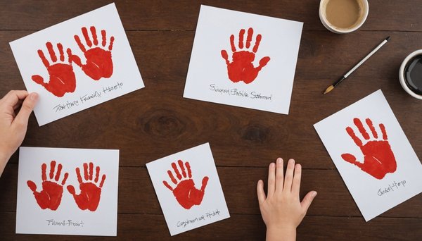 Saisissez des moments familiaux avec le kit empreinte mains