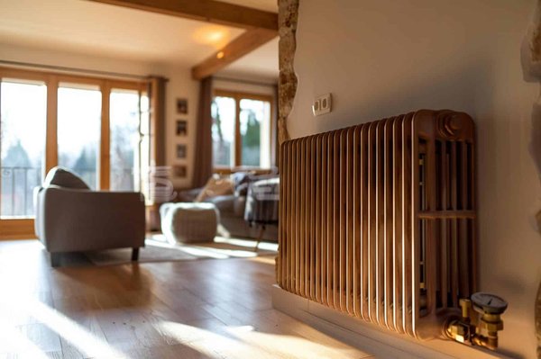 Comment intégrer un système de chauffage central dans une maison avec murs en torchis ?