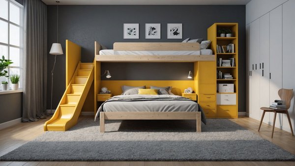 Lit toboggan : le choix parfait pour une chambre ludique